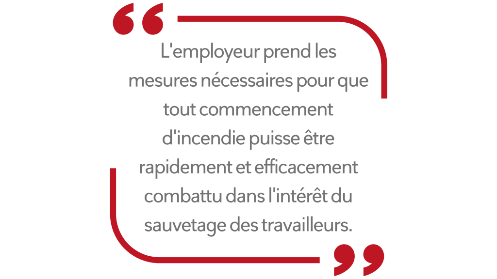 Article R4227-28 du Code du Travail - Formation Incendie