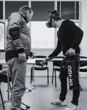 Incendie en réalité virtuelle