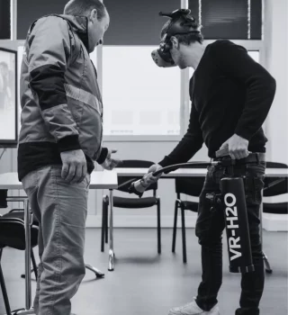 Incendie en réalité virtuelle